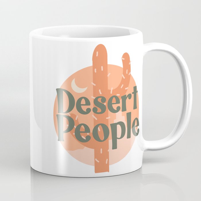 Desert People Cactus Graphic Art Coffee Mug