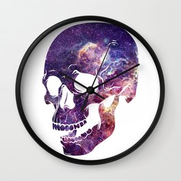 galaxy skull Wall Clock