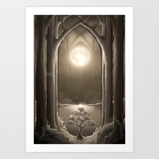 Temple of the Night Art Print