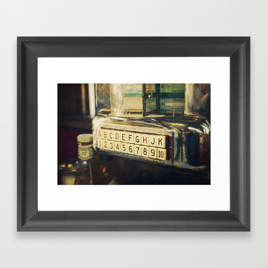 Please Make Your Selection Framed Art Print