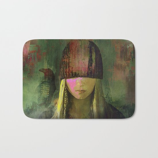 Queen crow Bath Mat