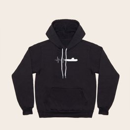 Submarine Heartbeat Nautical Submariner Underwater Hoody