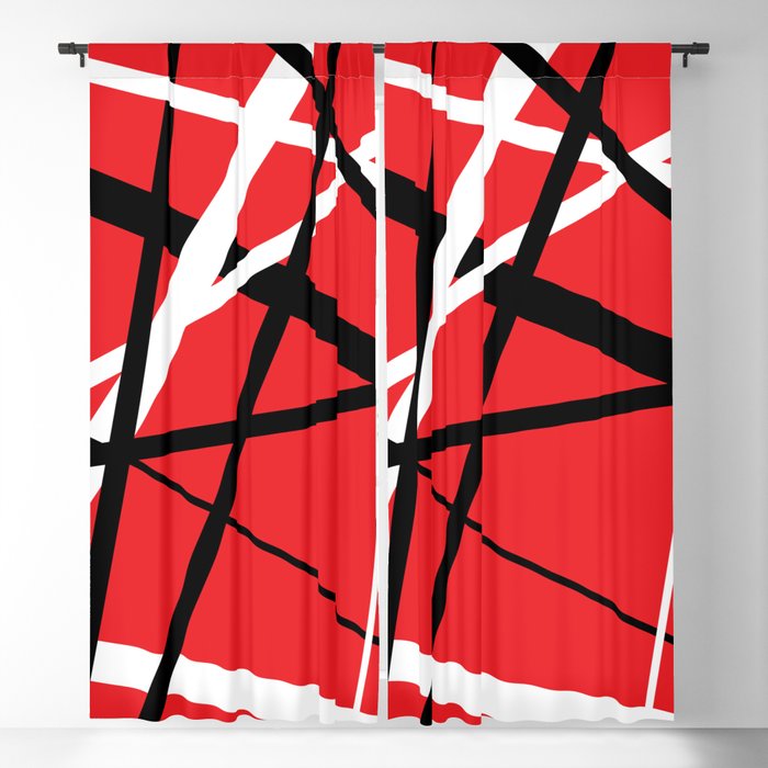 Rock And Roll Stripes Blackout Curtain