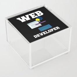 Web Development Engineer Developer Manager Acrylic Box