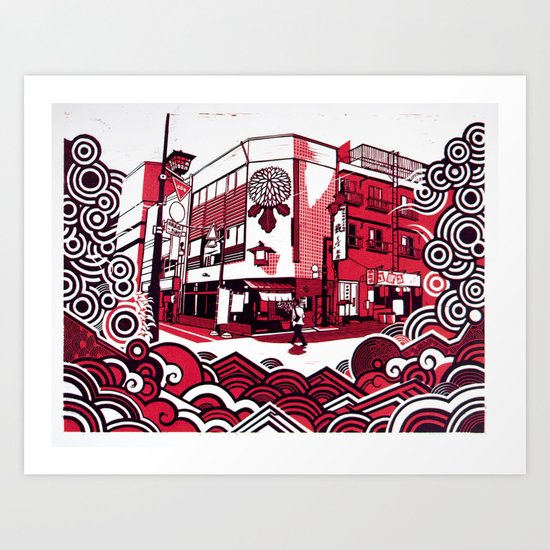 Tokyo 2008 Art Print