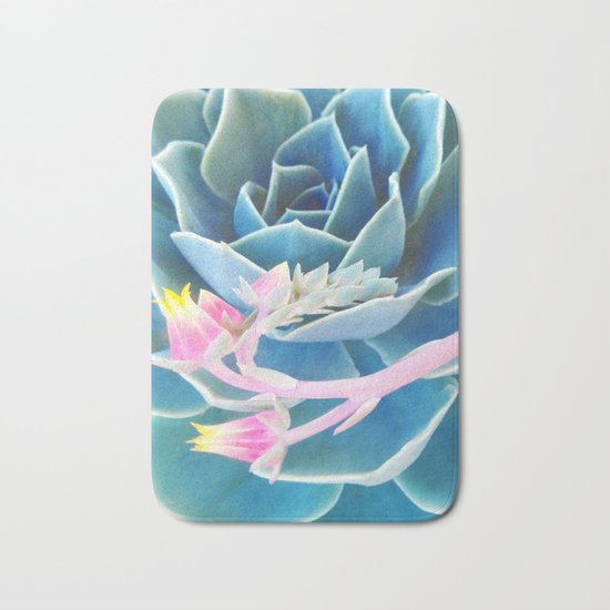 Bold Succulent Bath Mat