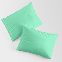 SEAFOAM GREEN color. Solid color Celadon  Pillow Sham