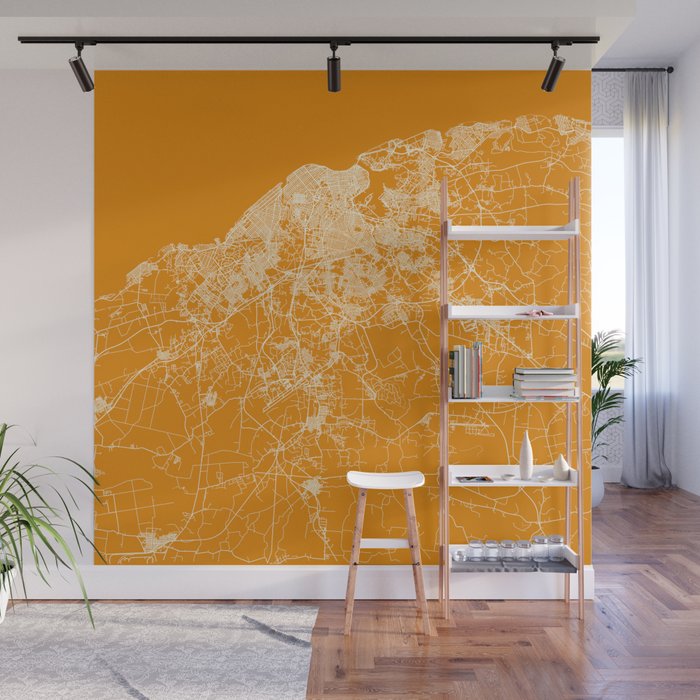 Cuba, Havana Map Design - Authentic City Map Wall Mural