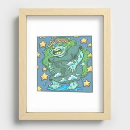 Mother Earth Labor Pains Recessed Framed Print
