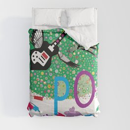 K-Pop Green Comforter
