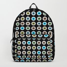 googly eyes pattern Backpack | Eyes, Digital, Vector, Colors, Abstract, Graphicdesign, Polkadots, Dots, Funny, Googly 
