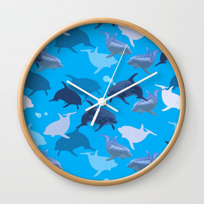 Aquaflage Wall Clock