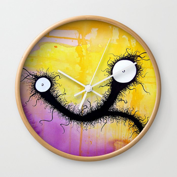 The Creatures From The Drain painting 10 Wall Clock