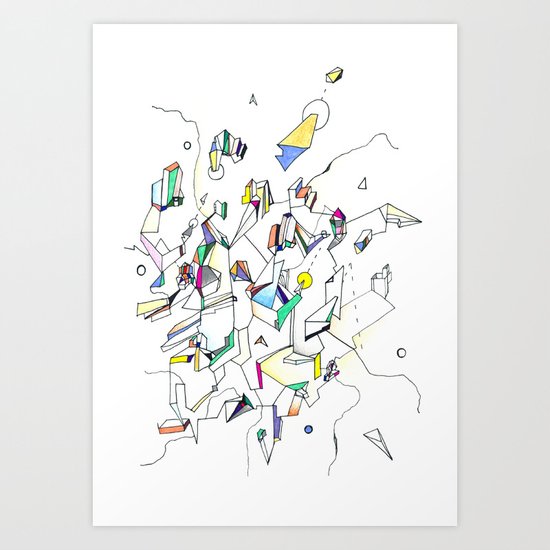 Tumult Art Print