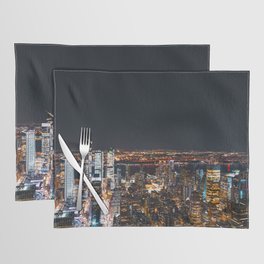 NYC Night Skyline | Photography in New York City Placemat