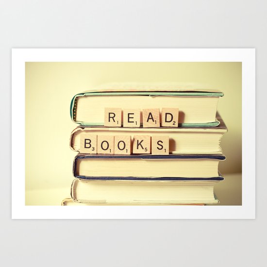 Read Books Art Print