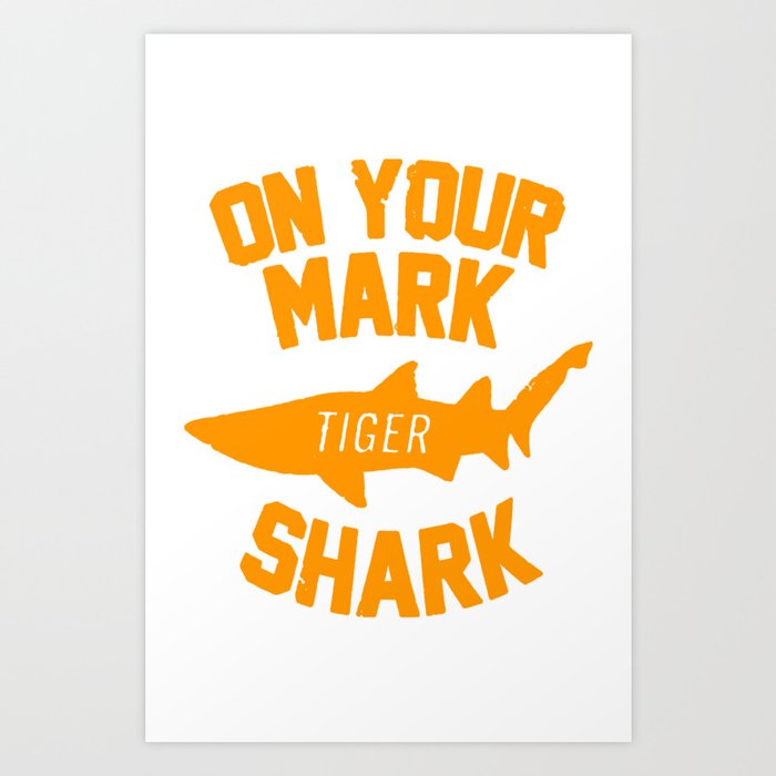 On your shop mark tiger shark