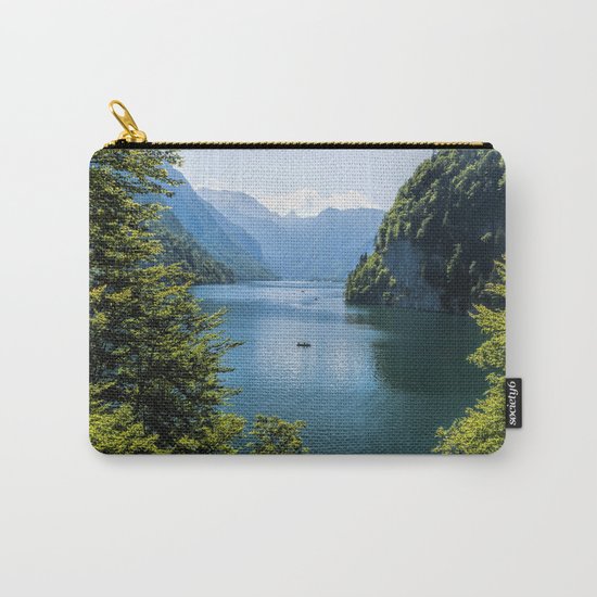 Germany, Malerblick, Koenigssee Lake III- Mountain Forest Europe Carry-All Pouch