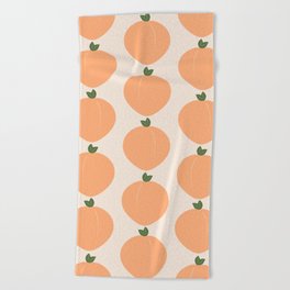Minimal Peach Pattern Beach Towel