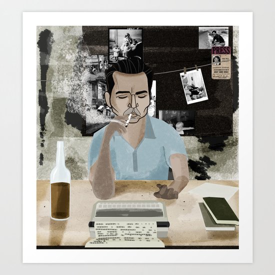 Rum Diary Art Print