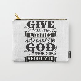1 Peter 5:7 Carry-All Pouch