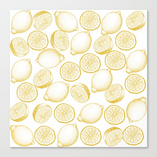 Lemons Canvas Print