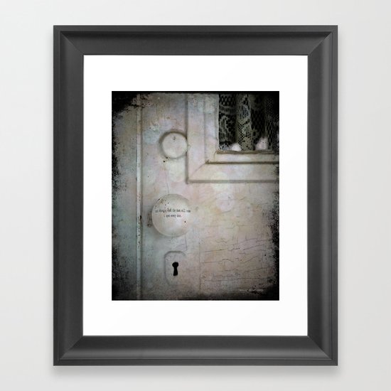 Open Every Door Framed Art Print