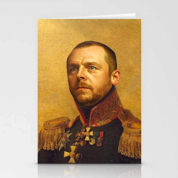 Simon Pegg - replaceface Stationery Cards