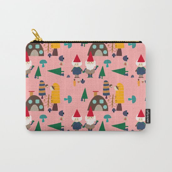 gnome pink Carry-All Pouch
