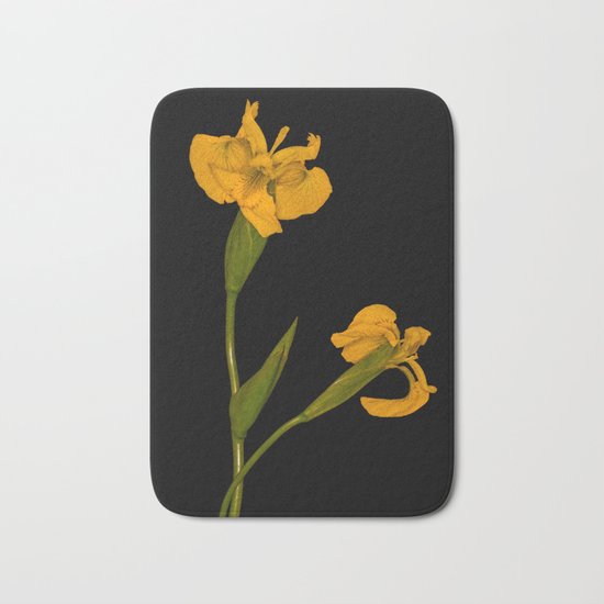 Wild Summer Iris II Bath Mat