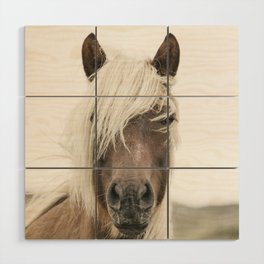 Horse Portrait Wood Wall Art