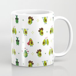 Avocado Pattern - holy guacamole collection Coffee Mug