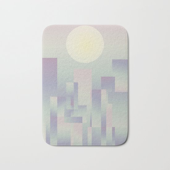 Opalescent dawning Bath Mat