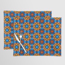 Portuguese tiles,mosaic,geometric pattern  Placemat