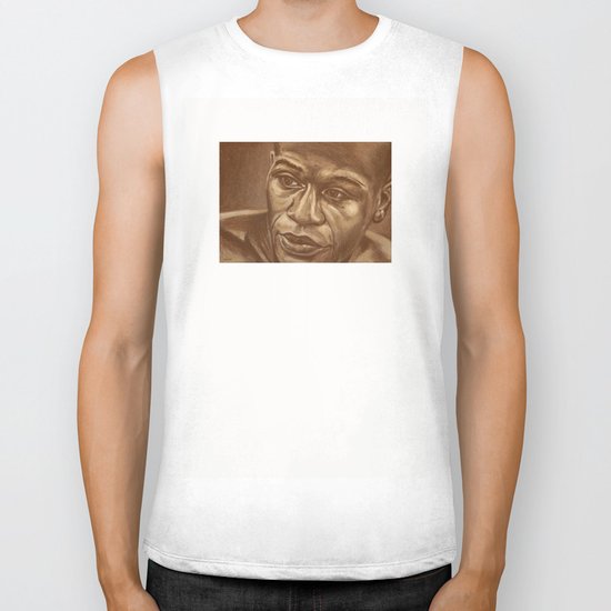 round 3...floyd mayweather jr Biker Tank