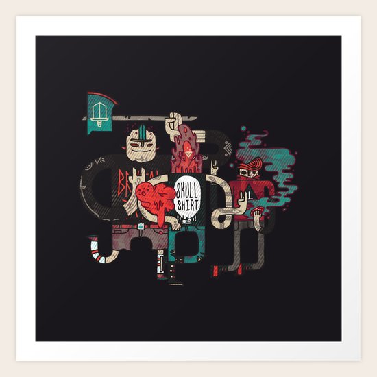 Up to no good Art Print