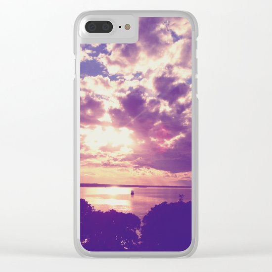 Sunset Clear iPhone Case