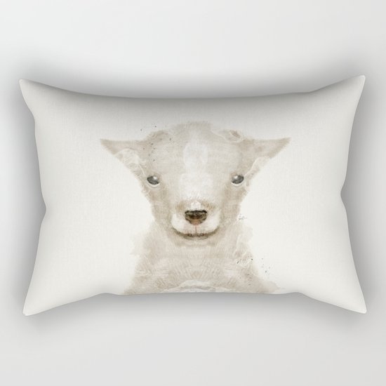 little lamb Rectangular Pillow