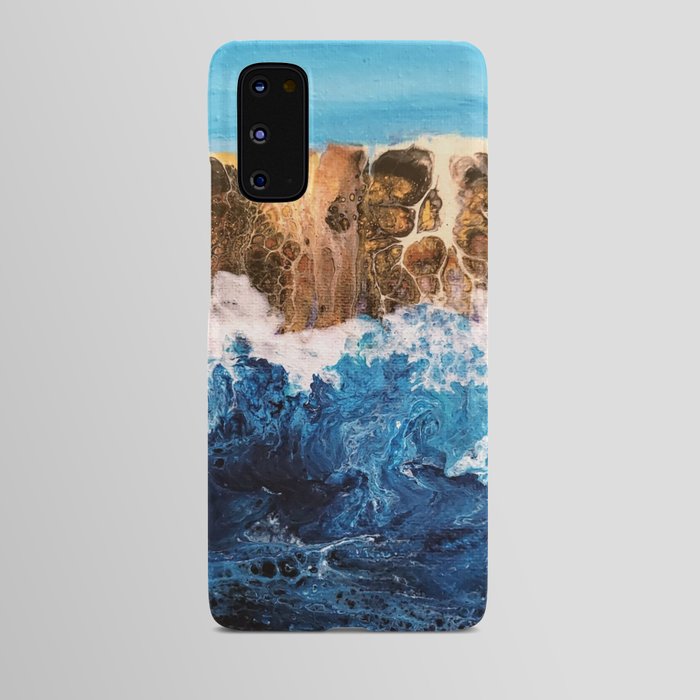 Sun on the Cliffs Android Case