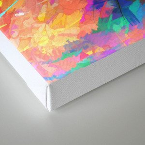 Love Birds Abstract Painting Canvas Print By Olenaart Society6