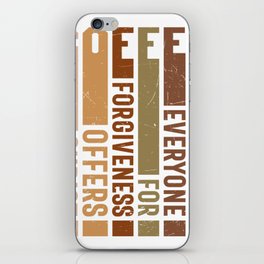 Christ Offers Forgiveness For Everyone iPhone Skin