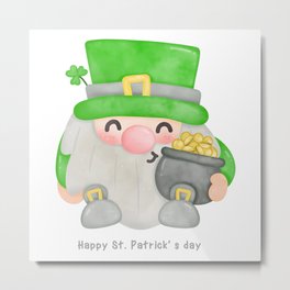 st patrick's day gnomes Metal Print | Stpaddysday, St, Ireland, Stpatricksday, Patricks, Green, Lucky, Clover, Funny, Gift 