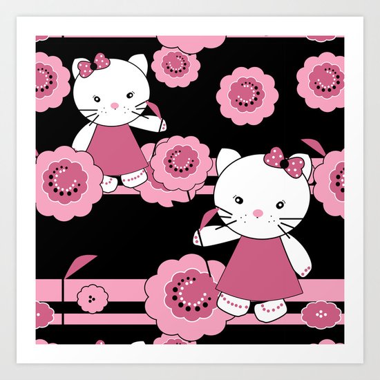 The small kitty . Art Print