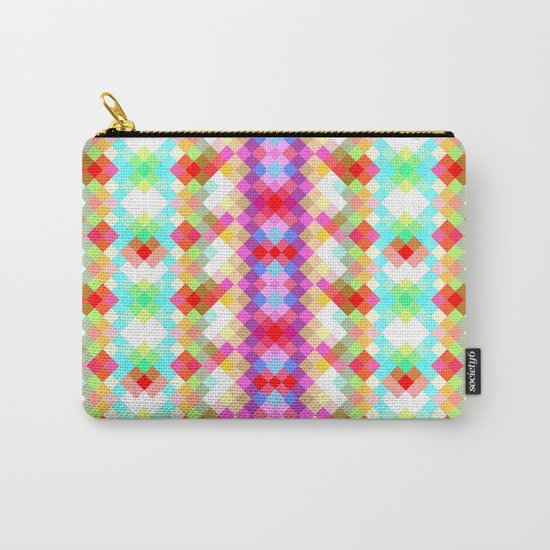Colorful pixels Carry-All Pouch