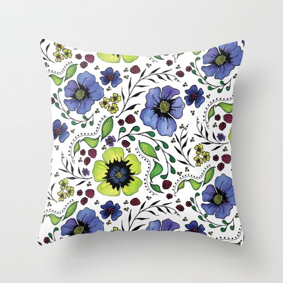 April Truly Throw Pillow
