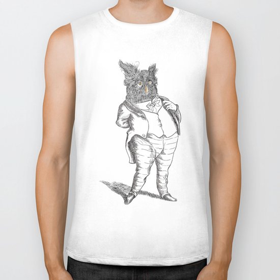 Owl Biker Tank