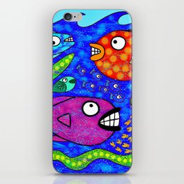Fishy Friends iPhone Skin