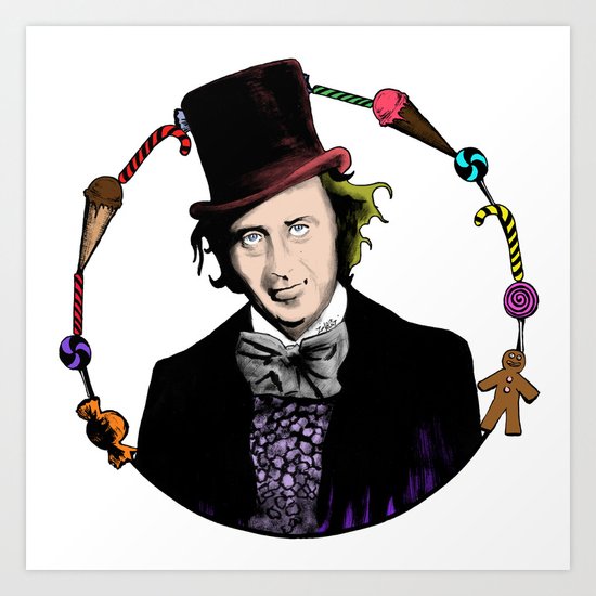 Merry Christmas From The Chocolate Factory Art Print