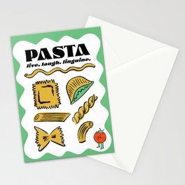 Pasta Print Stationery Cards