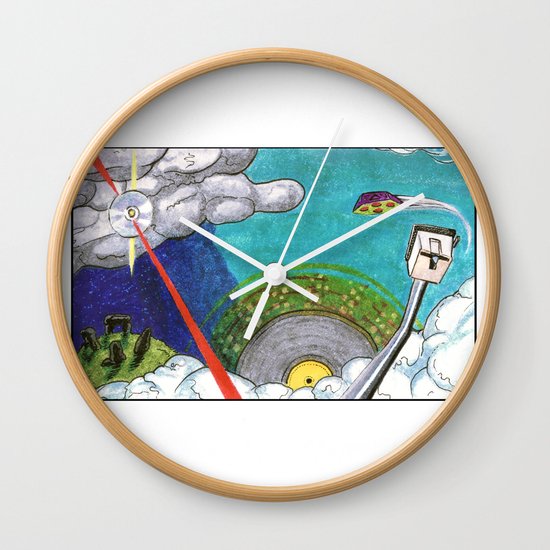 Music on the Horizon by Cap Blackard Wall Clock